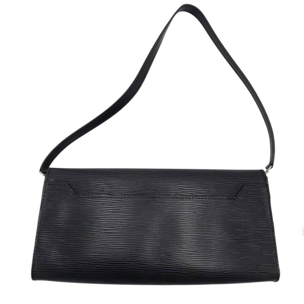 LOUIS VUITTON 2014 "SEVIGNE" CLUTCH EPI LEATHER LUXE HANDBAG BLACK
