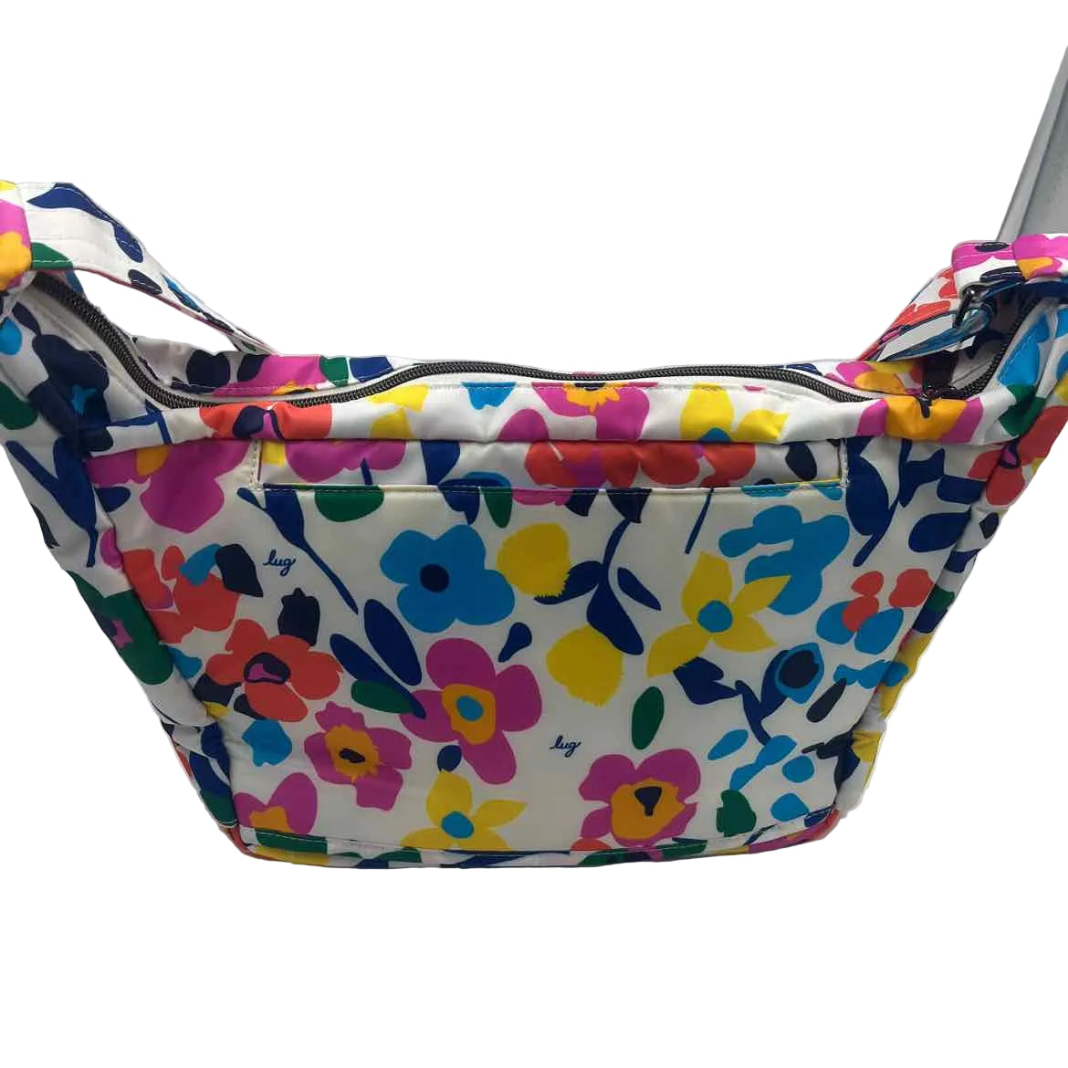 LUG Floral & Multi WILDFLOWER BRIGHT TROOPER Crossbody Purse
