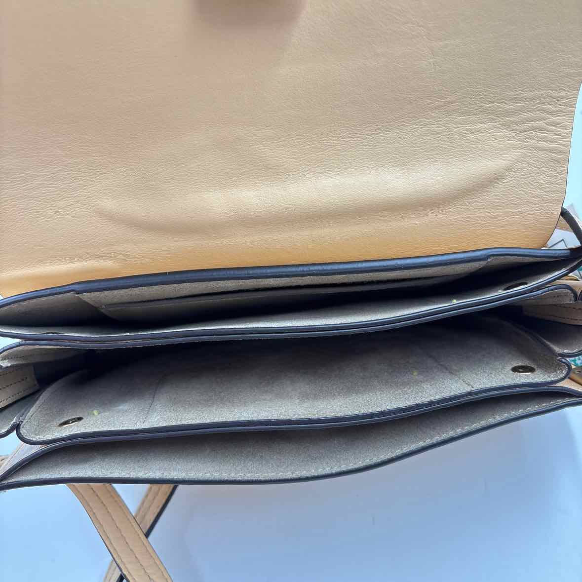 CHLOE Smooth & Suede Leather FAYE Envelope Crossbody Purse