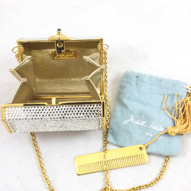 Judith Leiber Crystal Micro Bag