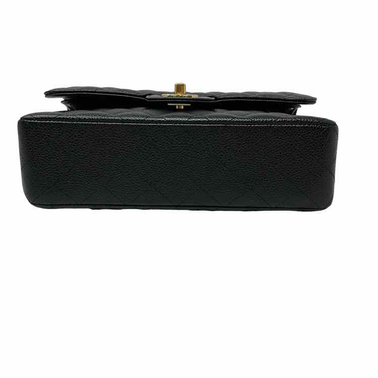 Chanel black Leather quilted NEW IN BOX Luxury Satchel