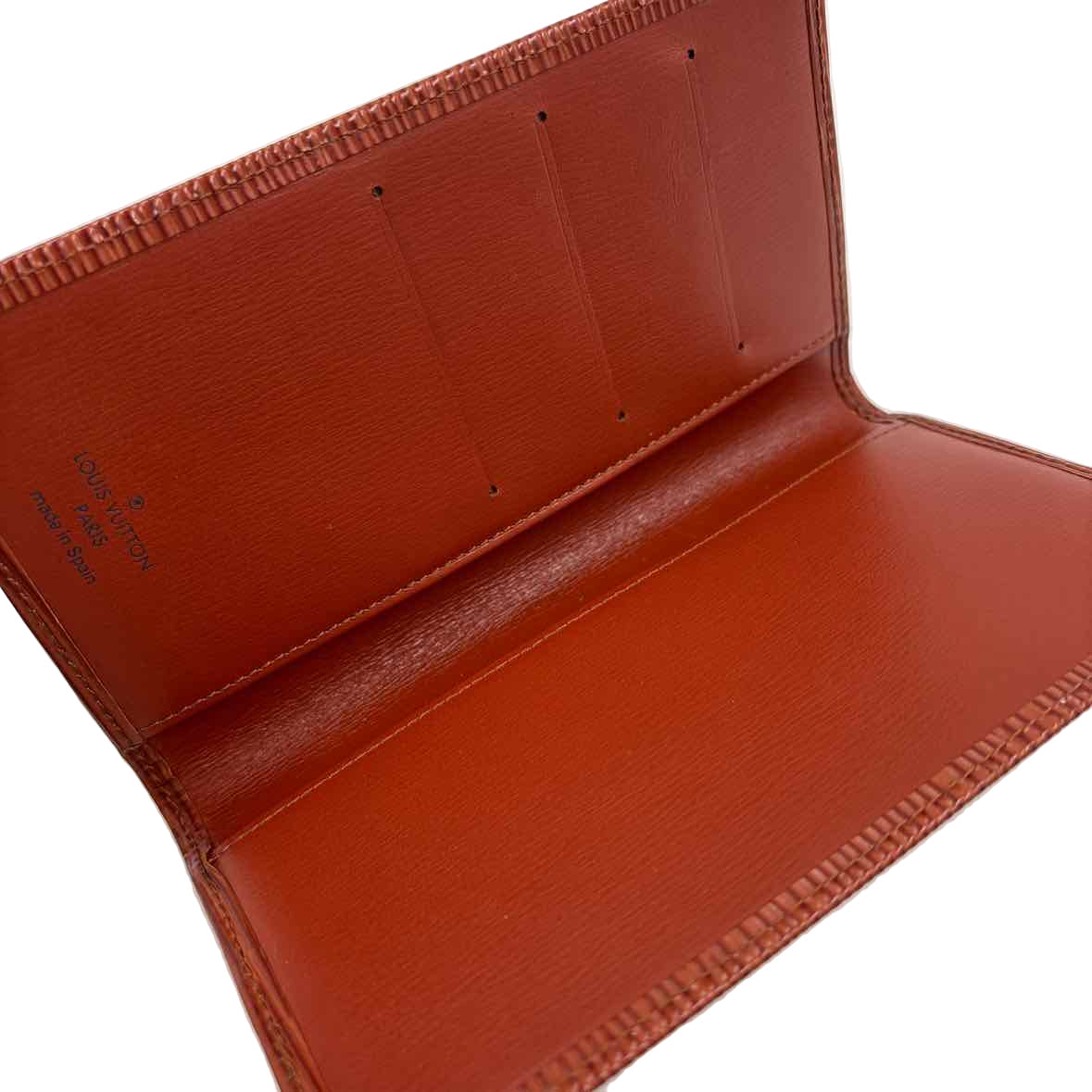 LOUIS VUITTON Kenyon Fawn EPI Brazza Bifold Wallet