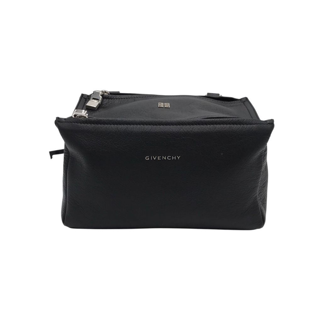GIVENCHY PANDORA MINI LEATHER SHOULDER LUXE HANDBAG BLACK