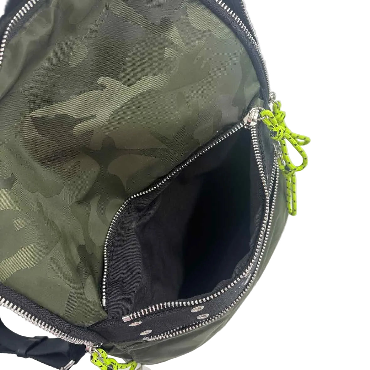 FRENCH CONNECTION GreenTone & Black Camoflage Backpack