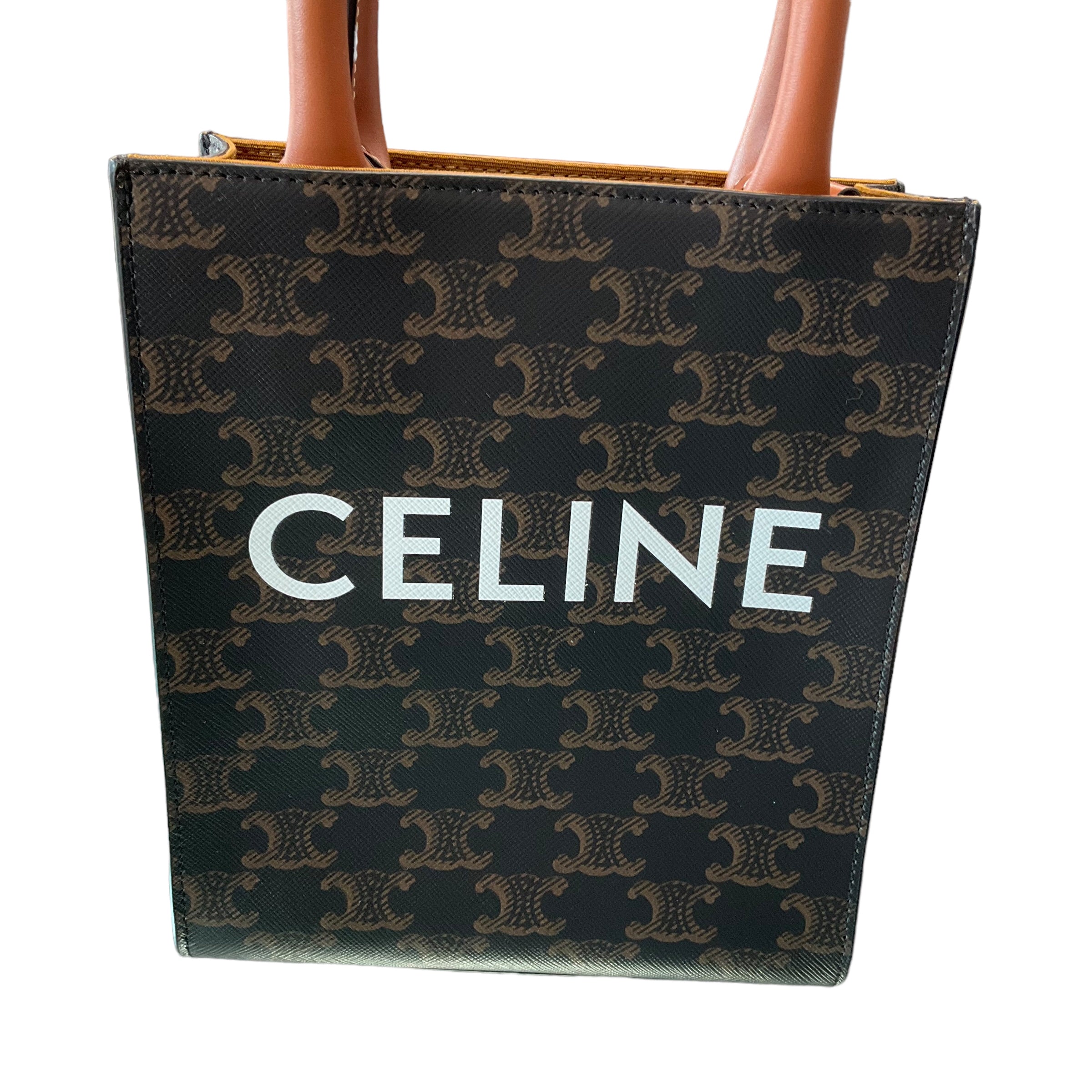 Celine Small Triomphe Vertical Cabas Tote