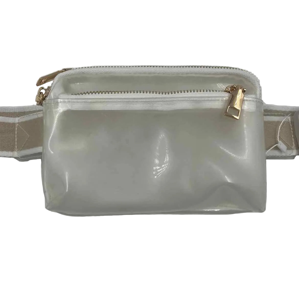 ALTAR'D STATE White Plastic Crossbody / Belt Bag Purse