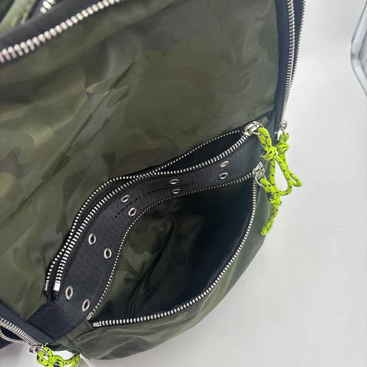 FRENCH CONNECTION GreenTone & Black Camoflage Backpack