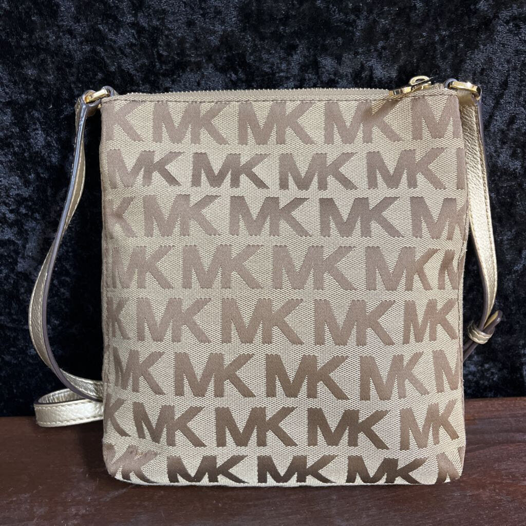 michael kors Michael Kors Logo Print Crossbody Bag Women's Designer Handbags brown