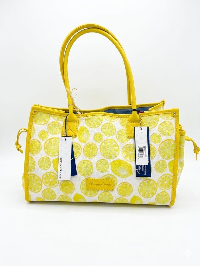 Dooney & Bourke Dooney & Bourke Lemon Print Handbag Women's Designer Handbags yellow