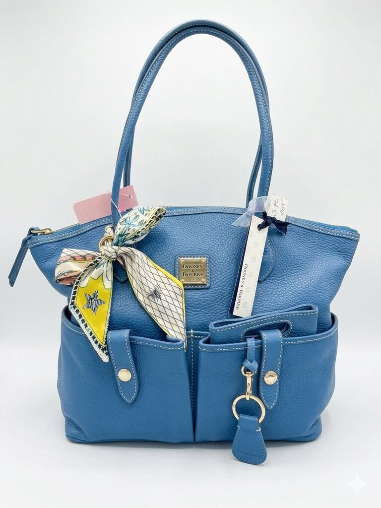Dooney & Bourke Dooney & Bourke Blue Handbag Women's Designer Handbags blue