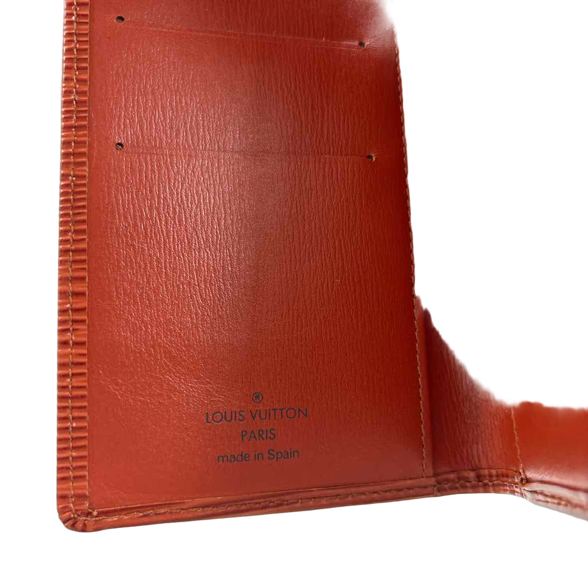 LOUIS VUITTON Kenyon Fawn EPI Brazza Bifold Wallet